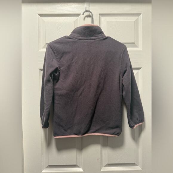 Athleta Cold Snap Pullover Sweatshirt Fleece Girls 6/7 Purple Mauve - Picture 4 of 4